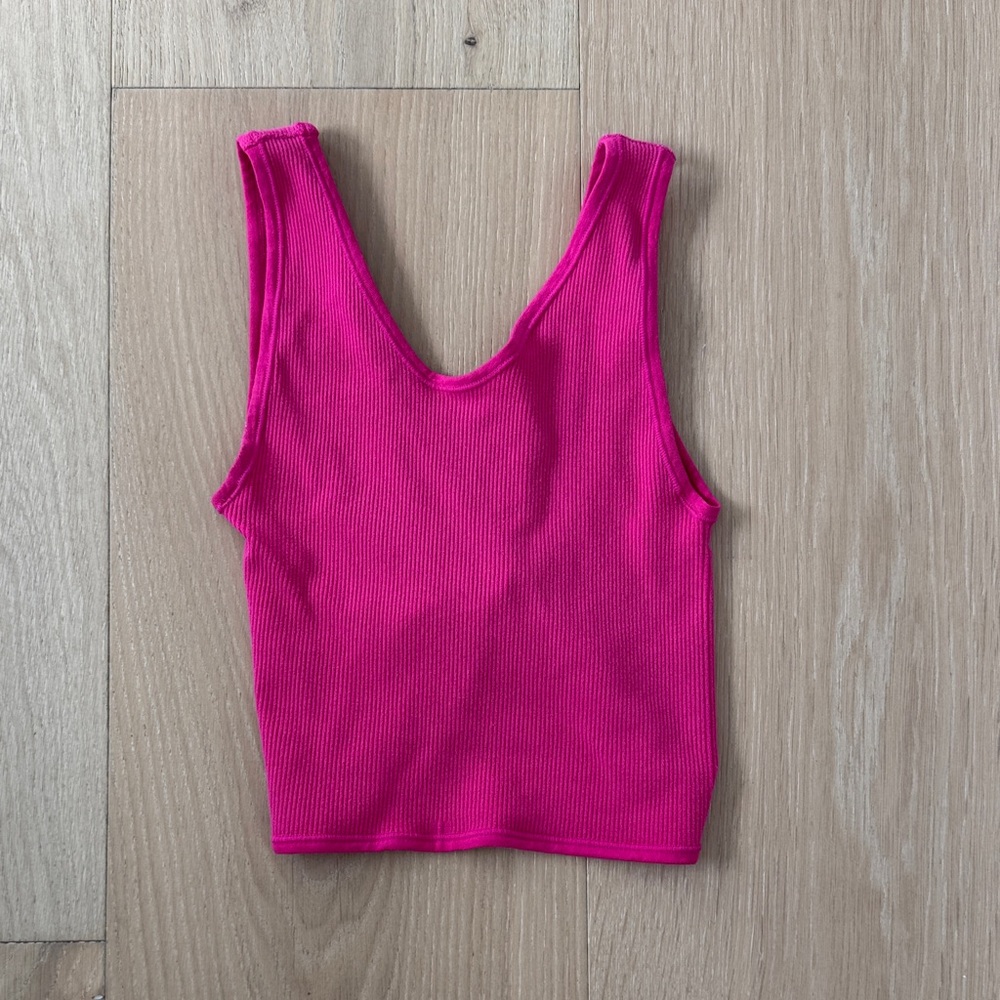 Urban Outfitters - Bright pink reversible top